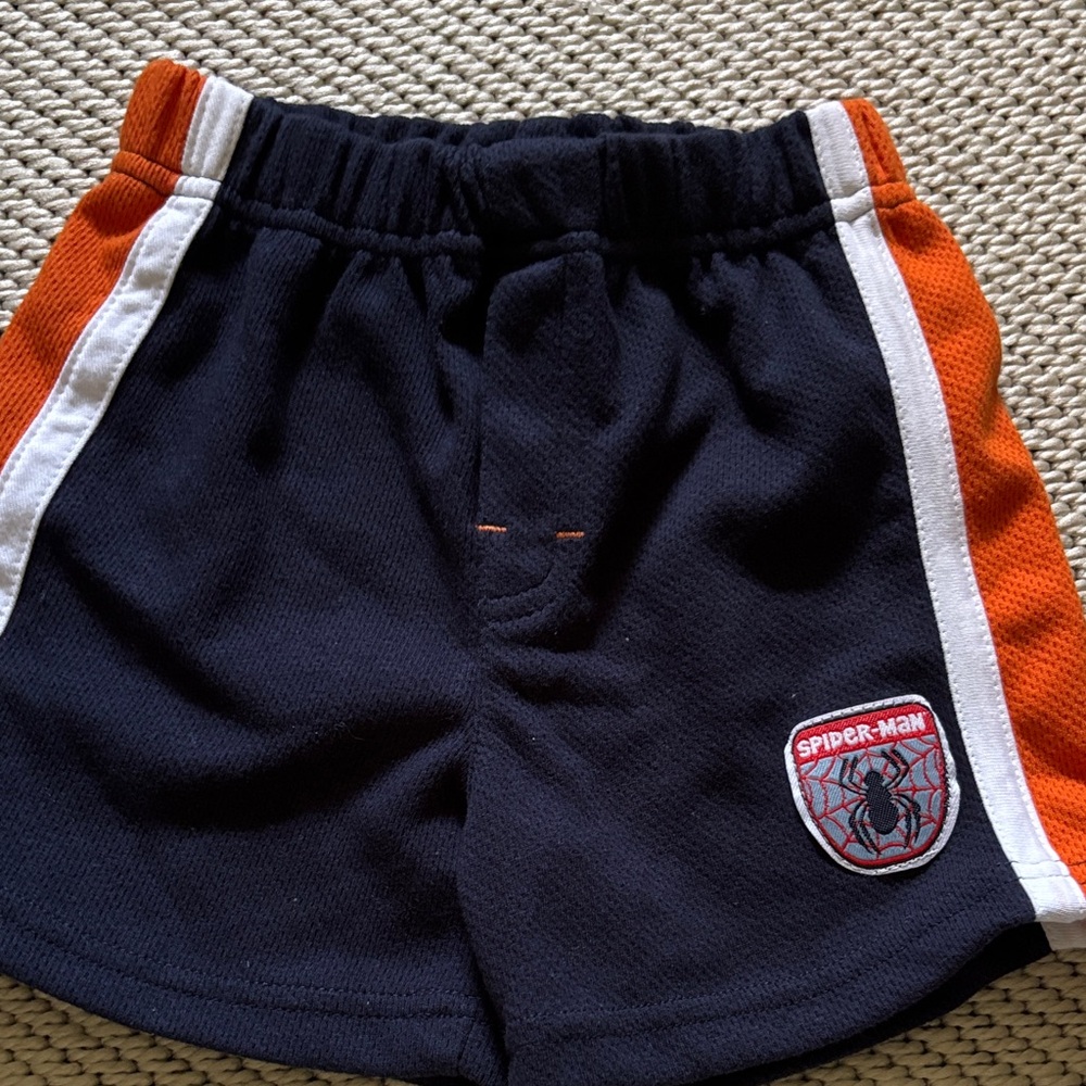 Shorts Spider-Man infant boys size 18 months new 55% cotton 45% polyester